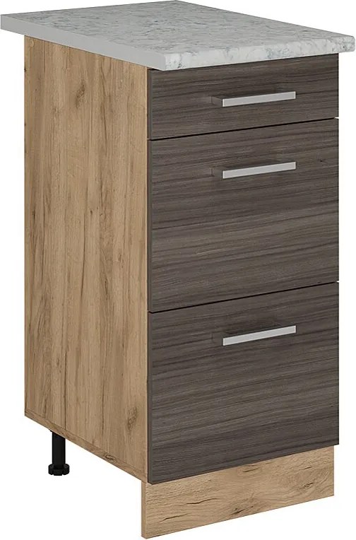 Szafka dolna do kuchni szlachetna szarość 40x60x81.6 r-line