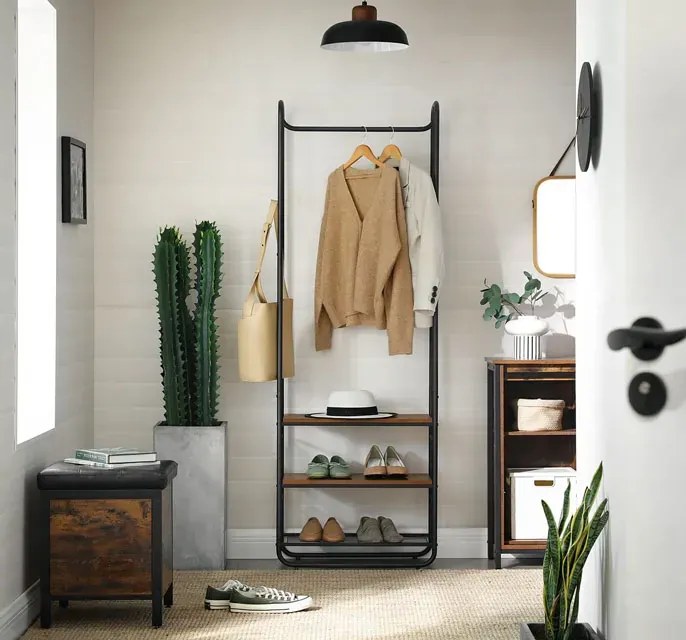 Wieszak na ubrania stojak w stylu industrialnym L6-B65