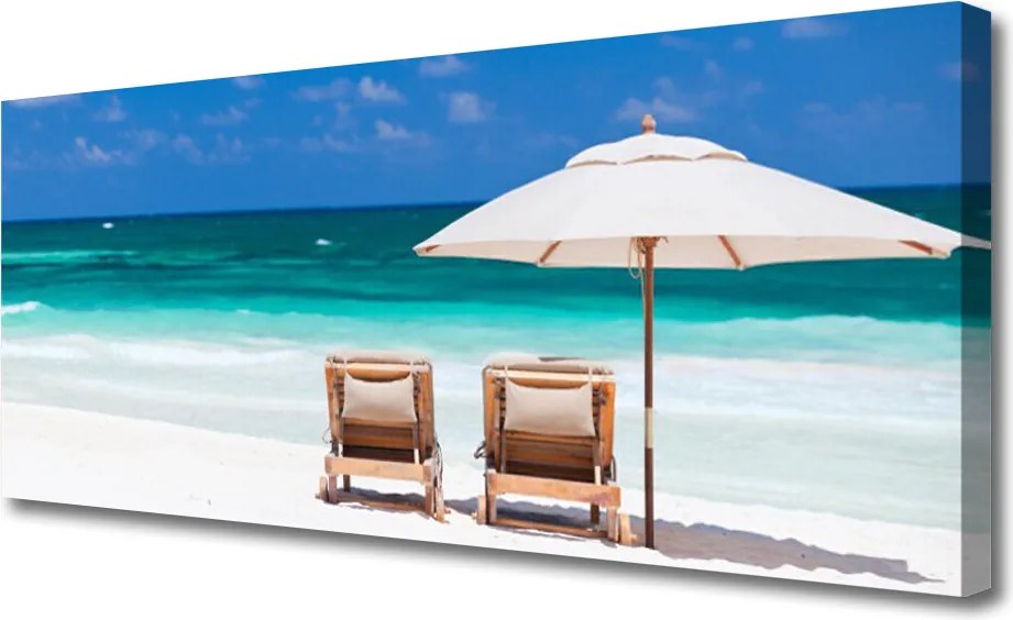Zdjęcie na płótnie Odpoczynek pod Parasolem