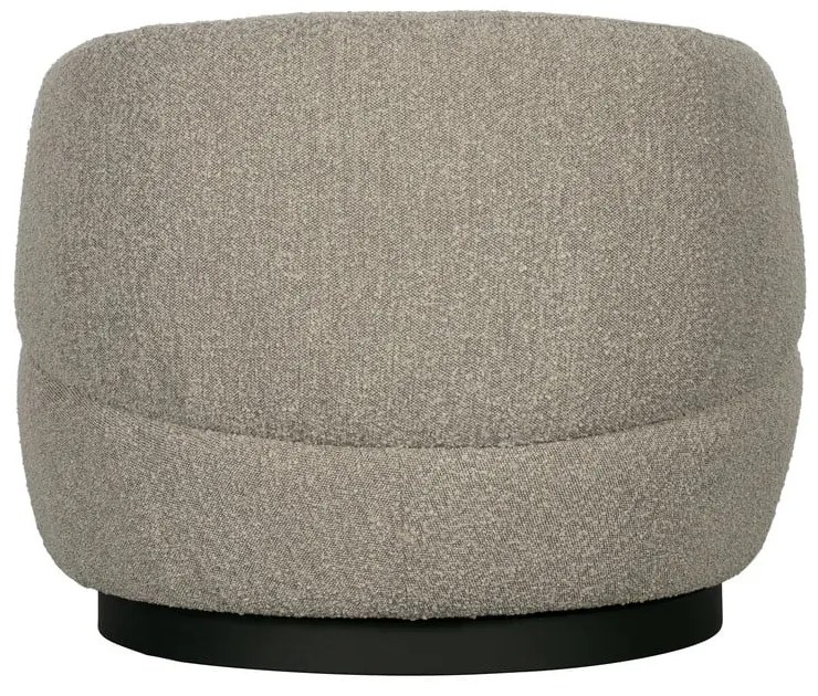 Jasnoszary obrotowy fotel Wolly – WOOOD