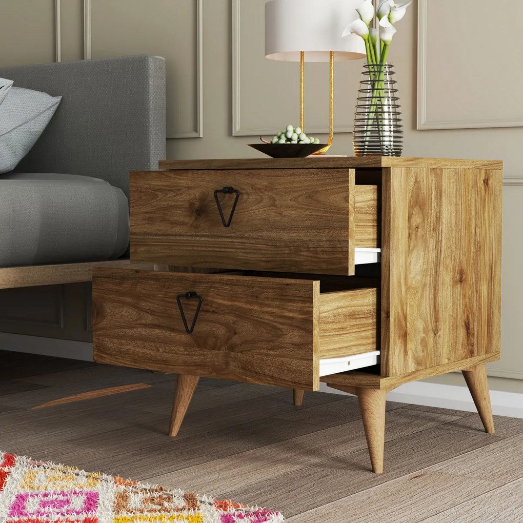 Stolik nocny Versa-Ce Walnut