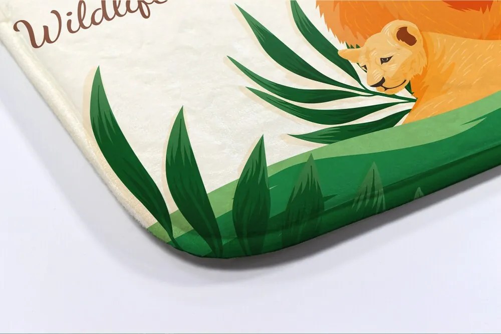 Dywanik do łazienki Dywanik do łazienki Lwy Koty