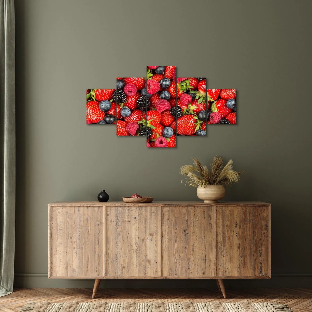 Obraz - Ładunek owoców (125x70 cm)