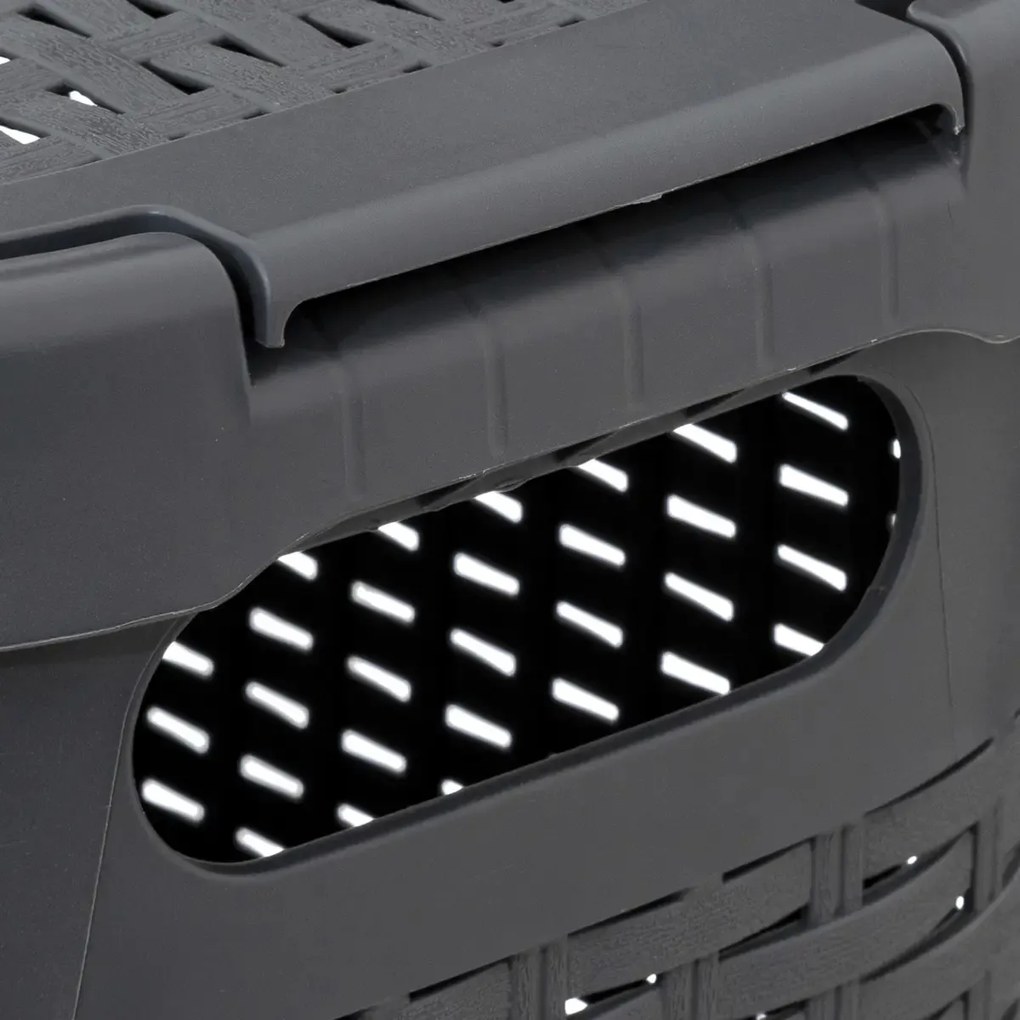 Wysoki kosz na pranie z plastiku, 40 l