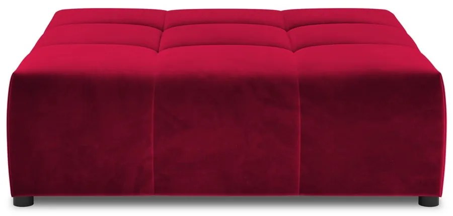 Czerwony moduł aksamitnej sofy Rome Velvet – Cosmopolitan Design