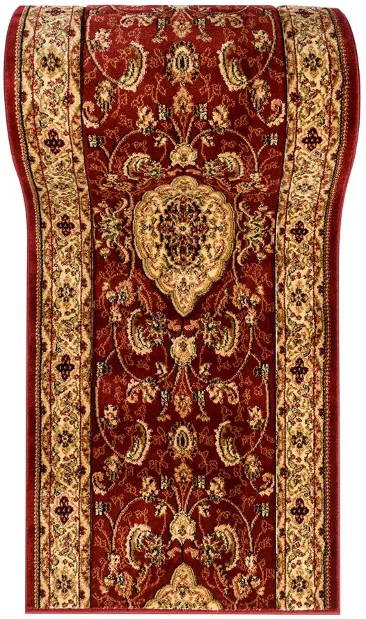 Czerwony elegancki chodnik rustykalny R2-M01