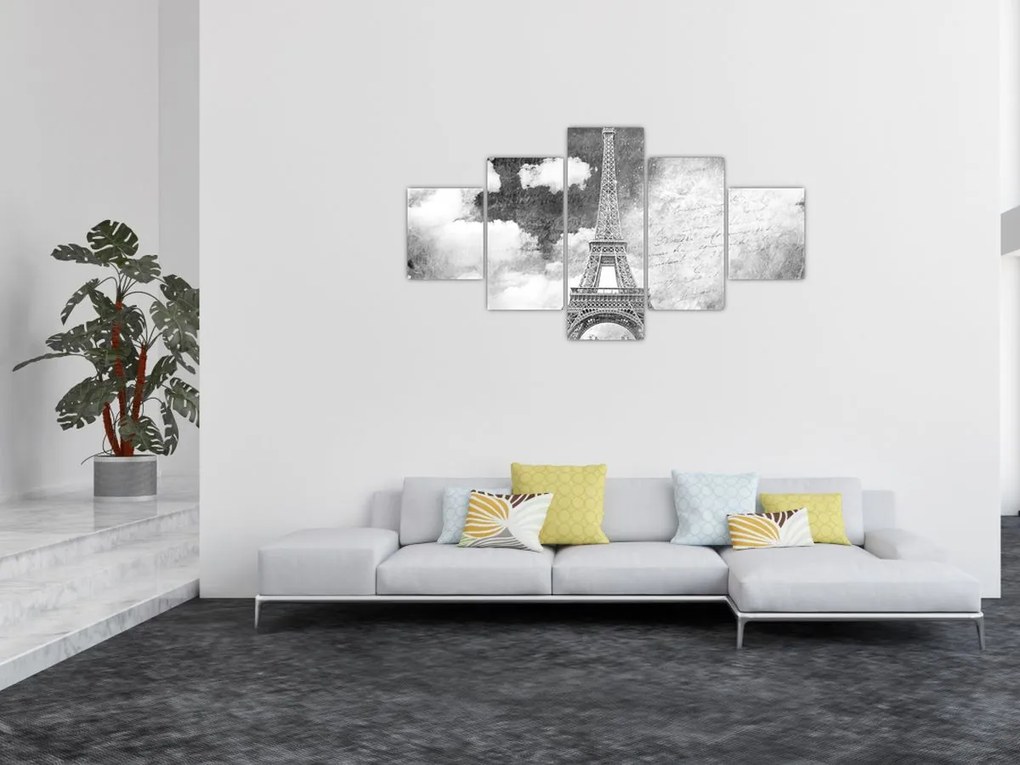 Obraz - Vintage pocztówka miasta N⁰3 (125x70 cm)