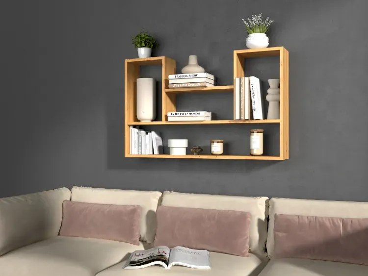 Skandynawski Regał Wiszący Dąb Artisan W3-G41