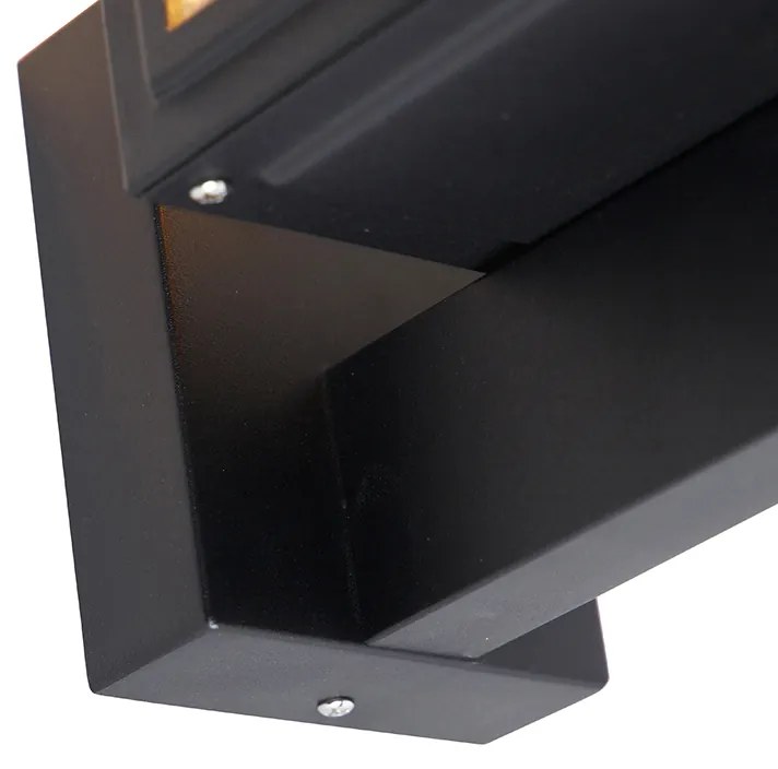 Zewnetrzna Rustykalna lampa ścienna czarna IP44 - Sutton UpPrzemysłowy Oswietlenie zewnetrzne