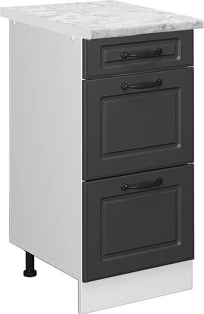 Szafka dolna do kuchni antracytowy domek wiejski 40x60x81.6 r-line