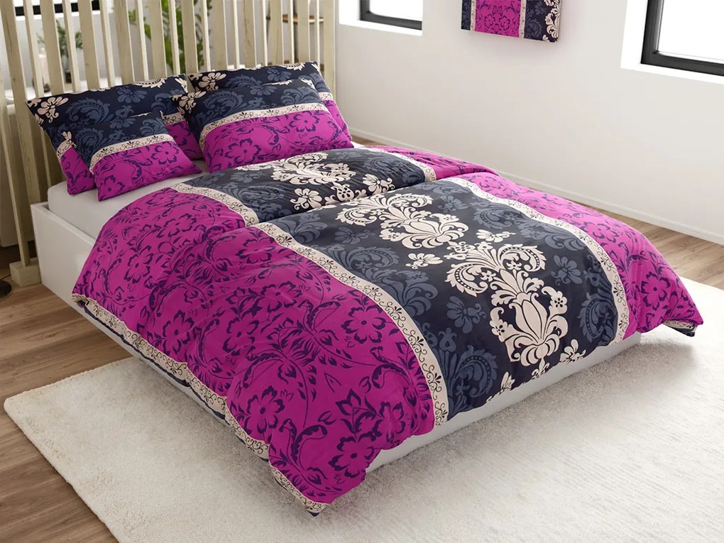 PrzytulneMieszkanie.pl PrzytulneMieszkanie.pl Pościel bawełniana Lilie heraldyczne