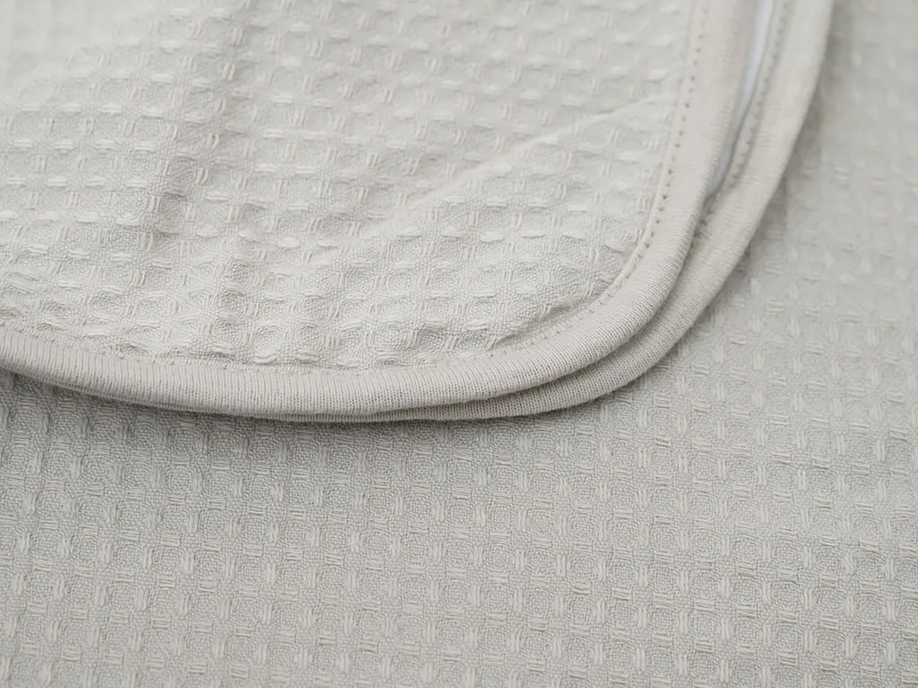 Dziecięcy kocyk bawełniany do łóżeczka DREAMLINE 75x100 cm Kolor: Jasnoszary