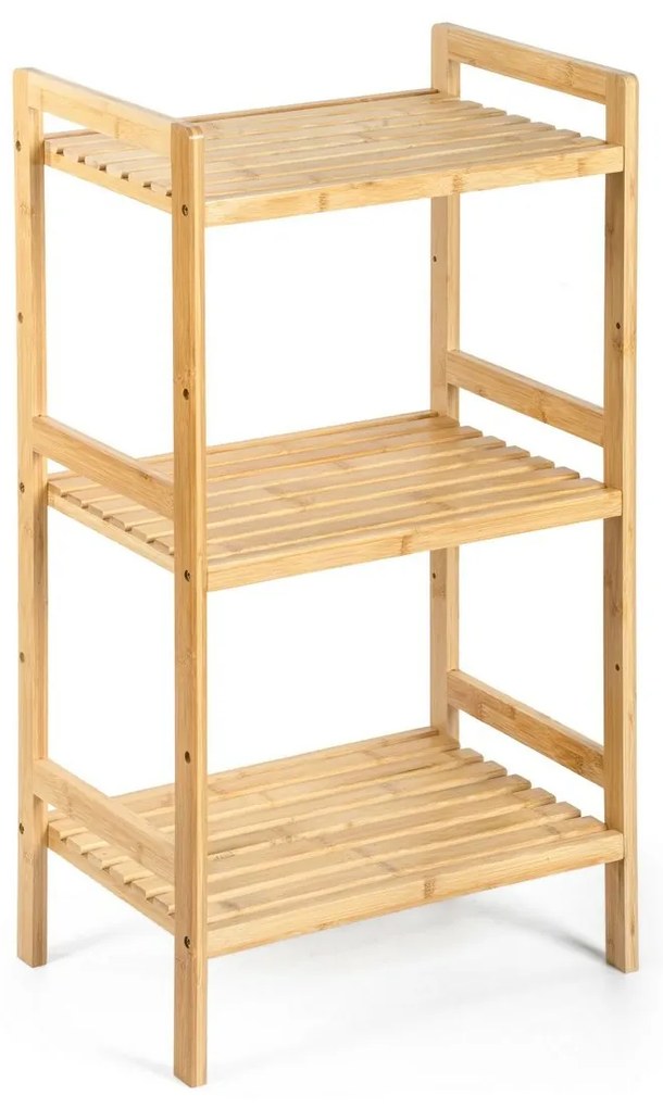 G21 Regał bambusowy, 3 półki, 3 piętra