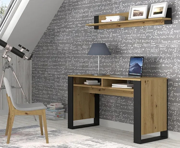 Biurko Proste Pod Komputer Dąb Artisan N6-T73