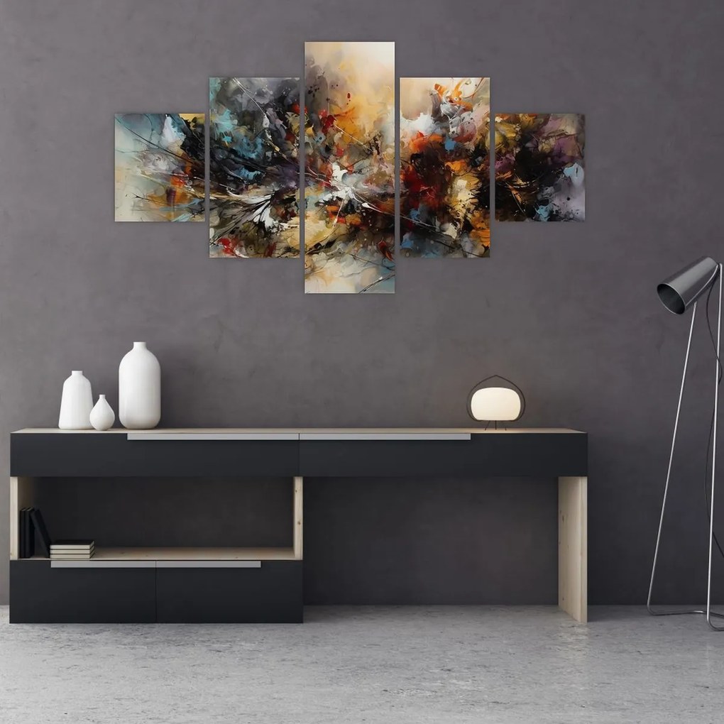 Obraz - Grafika abstrakcyjna (125x70 cm)