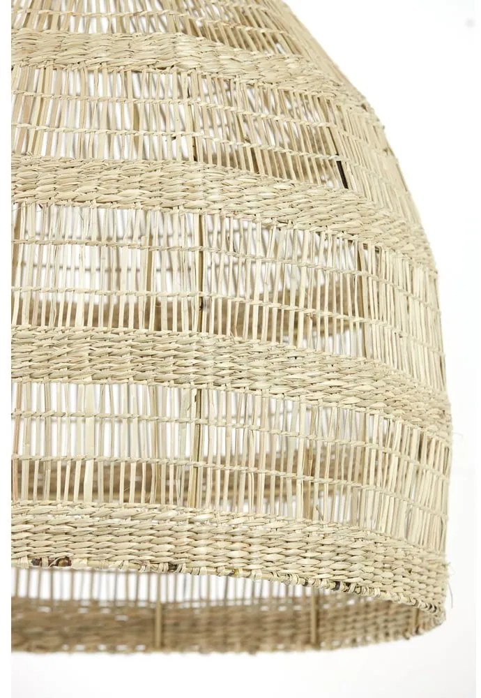 Lampa wisząca z kloszem z trawy morskiej ø 50 cm Sagar – Light & Living