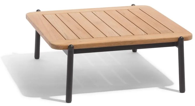 Stolik ogrodowy z litego drewna tekowego 75x68 cm Omer – Diphano