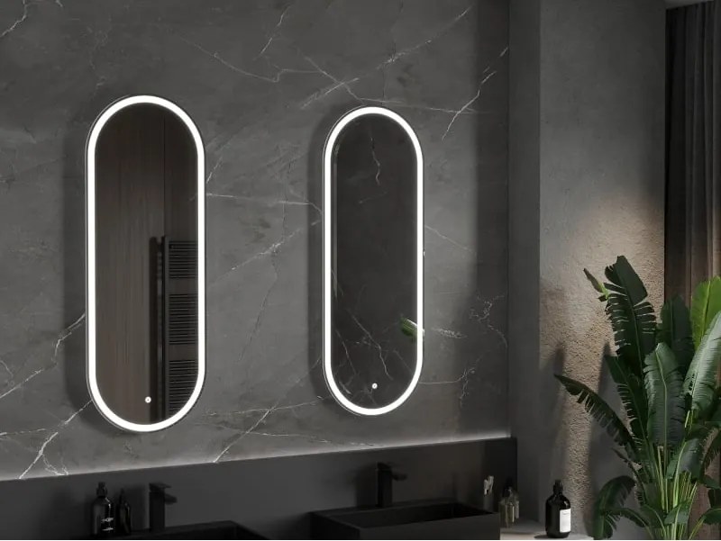 Mexen Bono lustro łazienkowe podświetlane 45 x 120 cm, LED 6000K, antypara - 9816-045-120-611-00