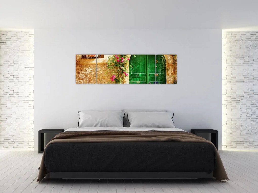 Obraz starych drzwi (170x50 cm)
