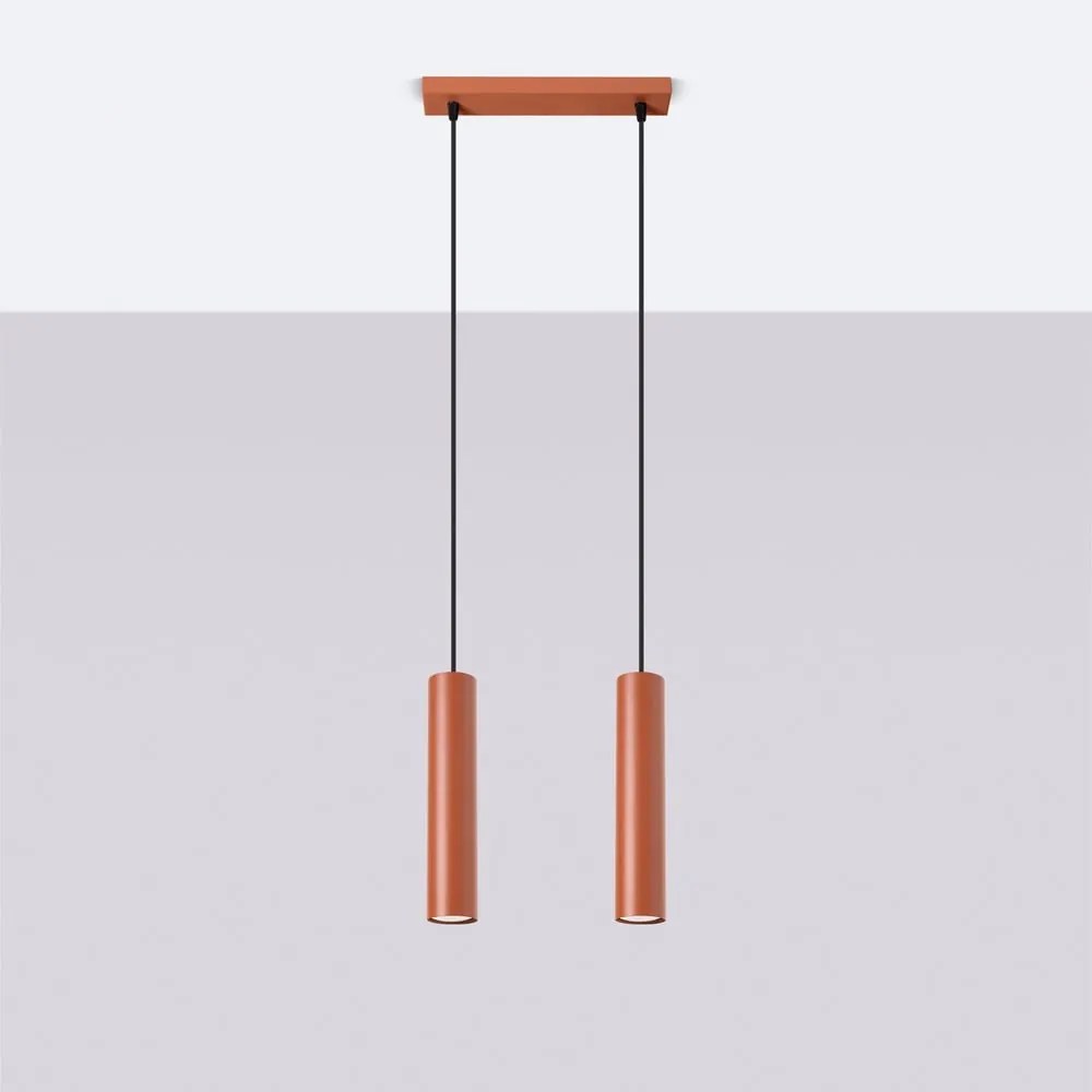 Ceglasta lampa wisząca Castro – Nice Lamps