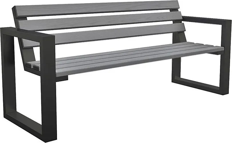 Elegancka ławka parkowa 180cm Hivros D1-W02