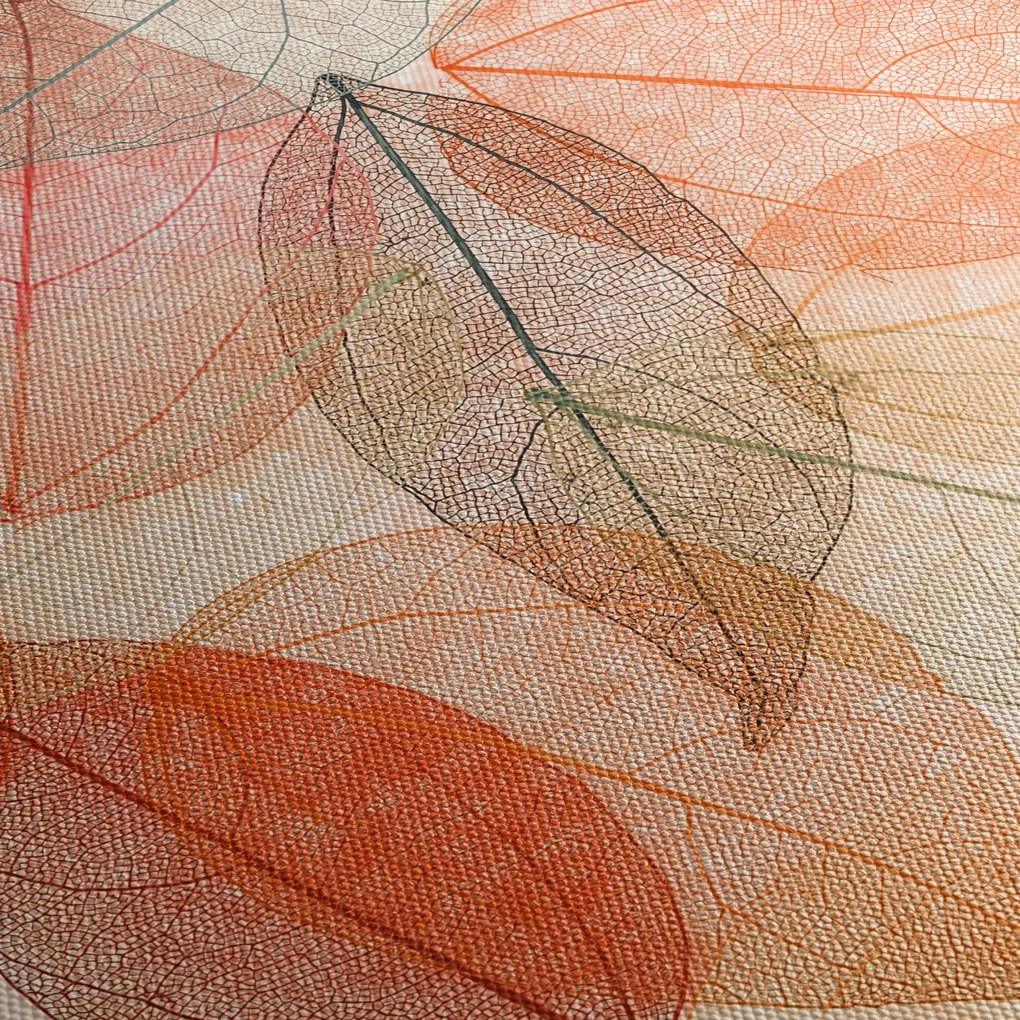 Obraz malowanych jesiennych liści (70x50 cm)