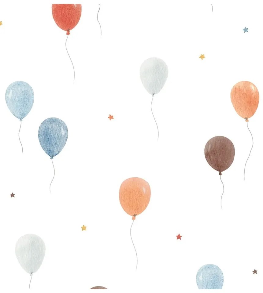 Tapeta dziecięca 10 m x 50 cm Flying Ballons – Lilipinso