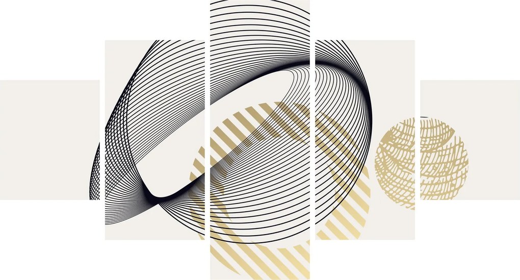 Obraz - Kształty geometryczne N⁰3 (125x70 cm)