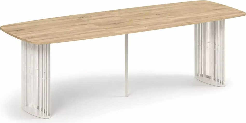 Rozkładany stół Vitoria - nowoczesny stół jadalniany z designerską podstawą z metalu
