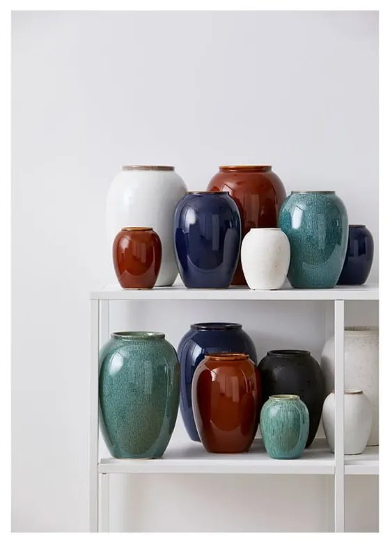 Ciemnoniebieski kamionkowy wazon (wysokość 25 cm) Gastro Dark Blue – Bitz