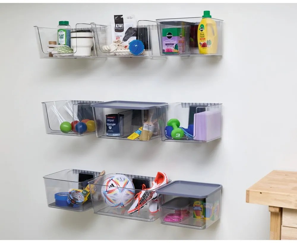 Pojemnik ścienny z plastiku z recyklingu iD Wallspace – iDesign