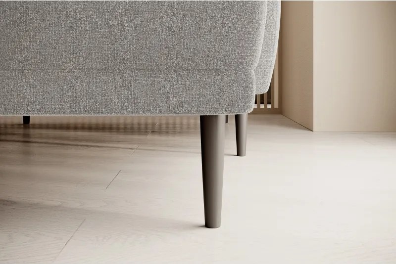 Narożnik BONO z funkcją spania Drewniane nóżki Eleganckie podłokietniki Głębokie siedzisko Lewa strona Barrel 03