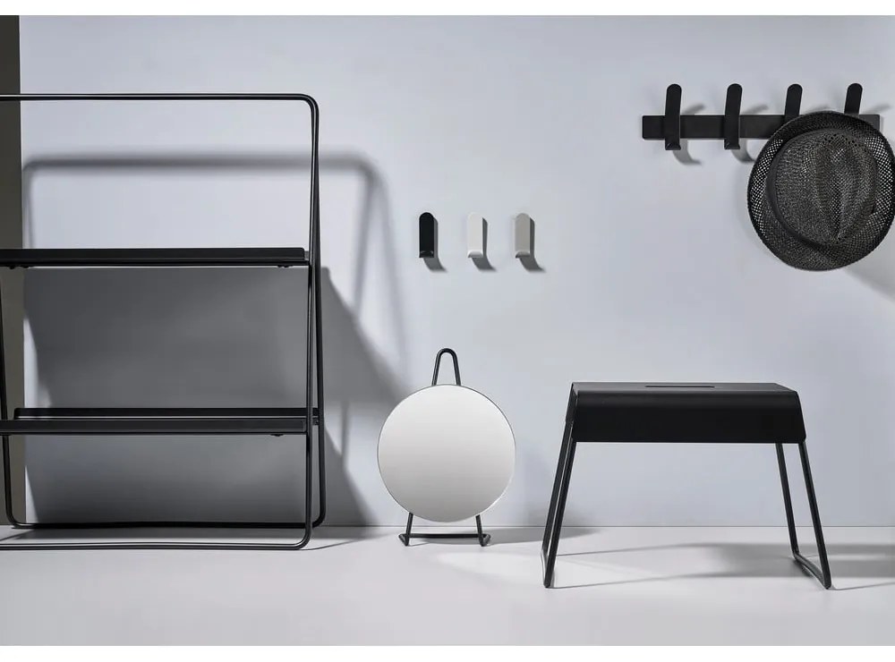 Czarny metalowy regał 53x75 cm A-Table − Zone