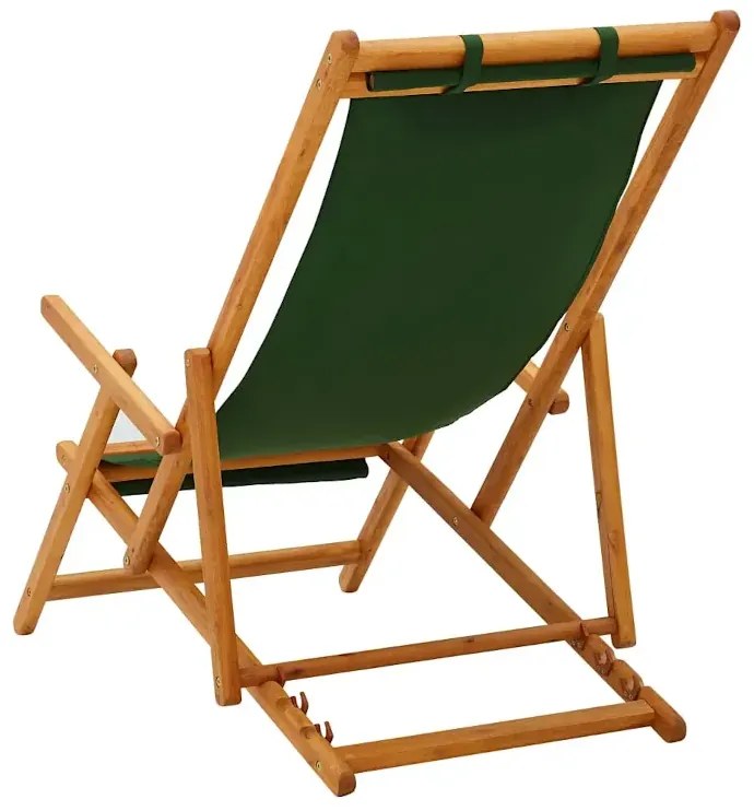 Leżak z poduszką w kolorze zielonym G1-D72