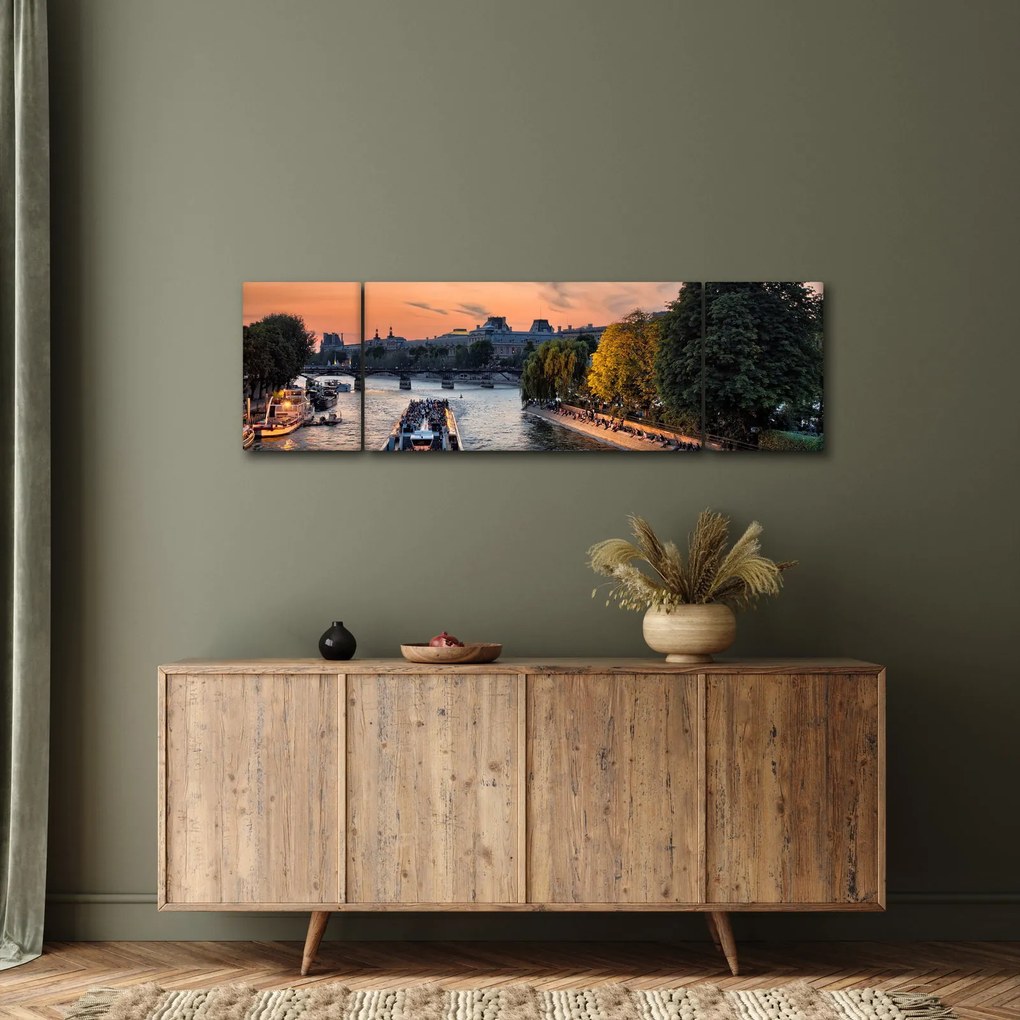 Obraz - statek na rejsie widokowym (170x50 cm)