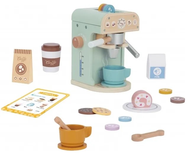 Woopie green drewniany ekspres do kawy 25 el cukiernia barista