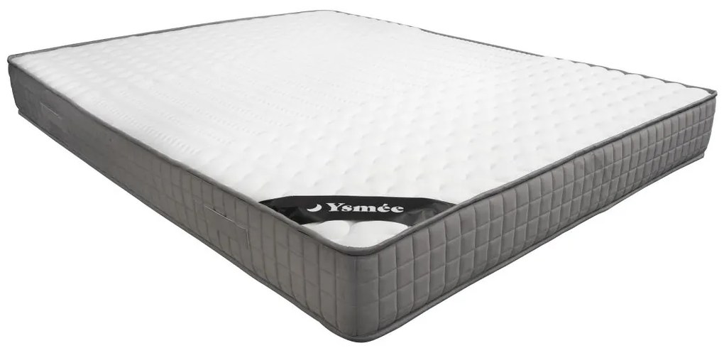 Zestaw 140 x 190 cm rama listwowa + materac piankowy z pamięcią kształtu 11 stref gr.22cm - DANEVO od YSMÉE