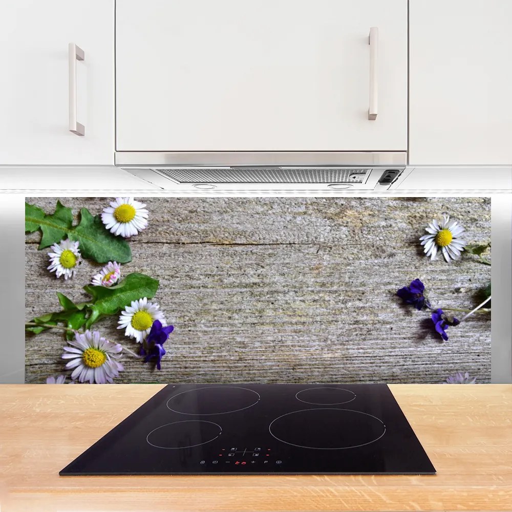 Panel nad blat kuchenny Urok Polnej Stokrotki