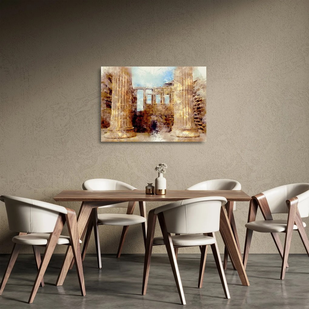 Obraz na szkle - Erechtejon, Ateny, Grecja (70x50 cm)