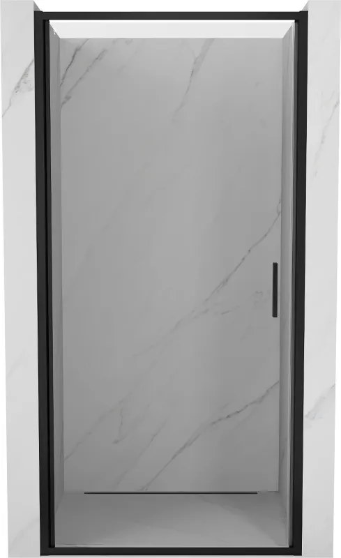 Mexen Exo-B drzwi prysznicowe uchylne 60 cm, transparent, czarne - 817-060-000-70-00