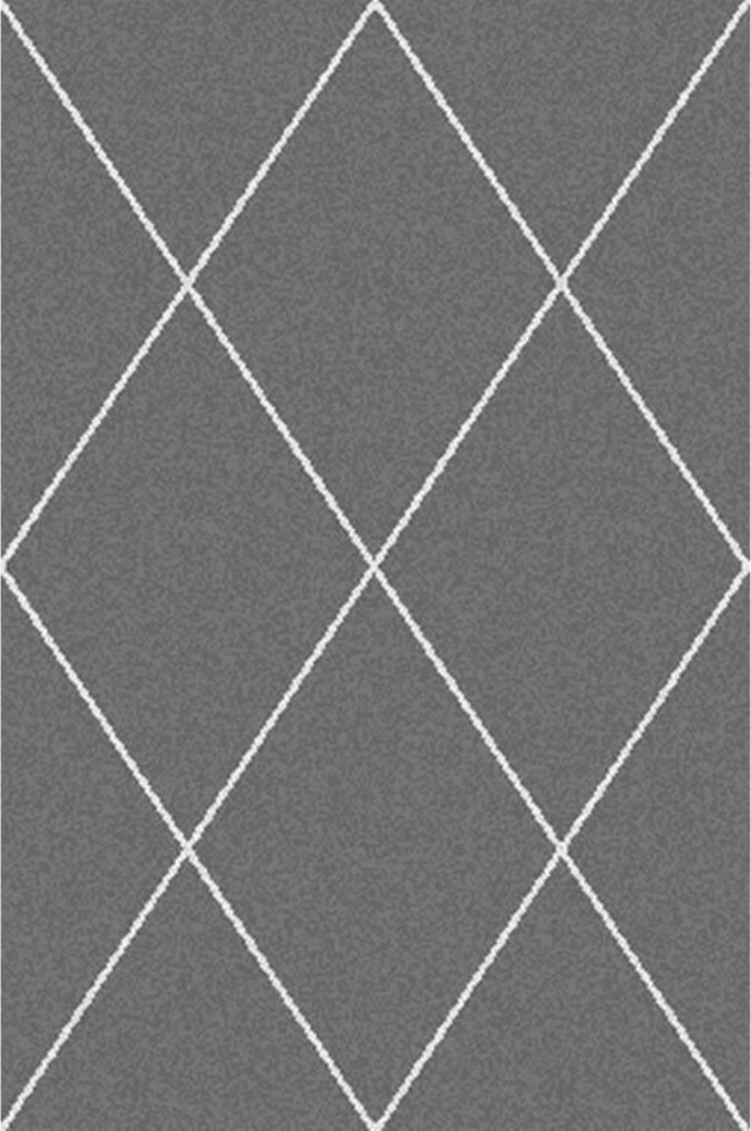 Dywan Royal Rhombs dark grey/cream 160x230cm