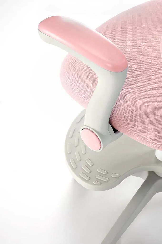 Dziewczęcy różowy obrotowy fotel siedziska z regulacją A0-S88