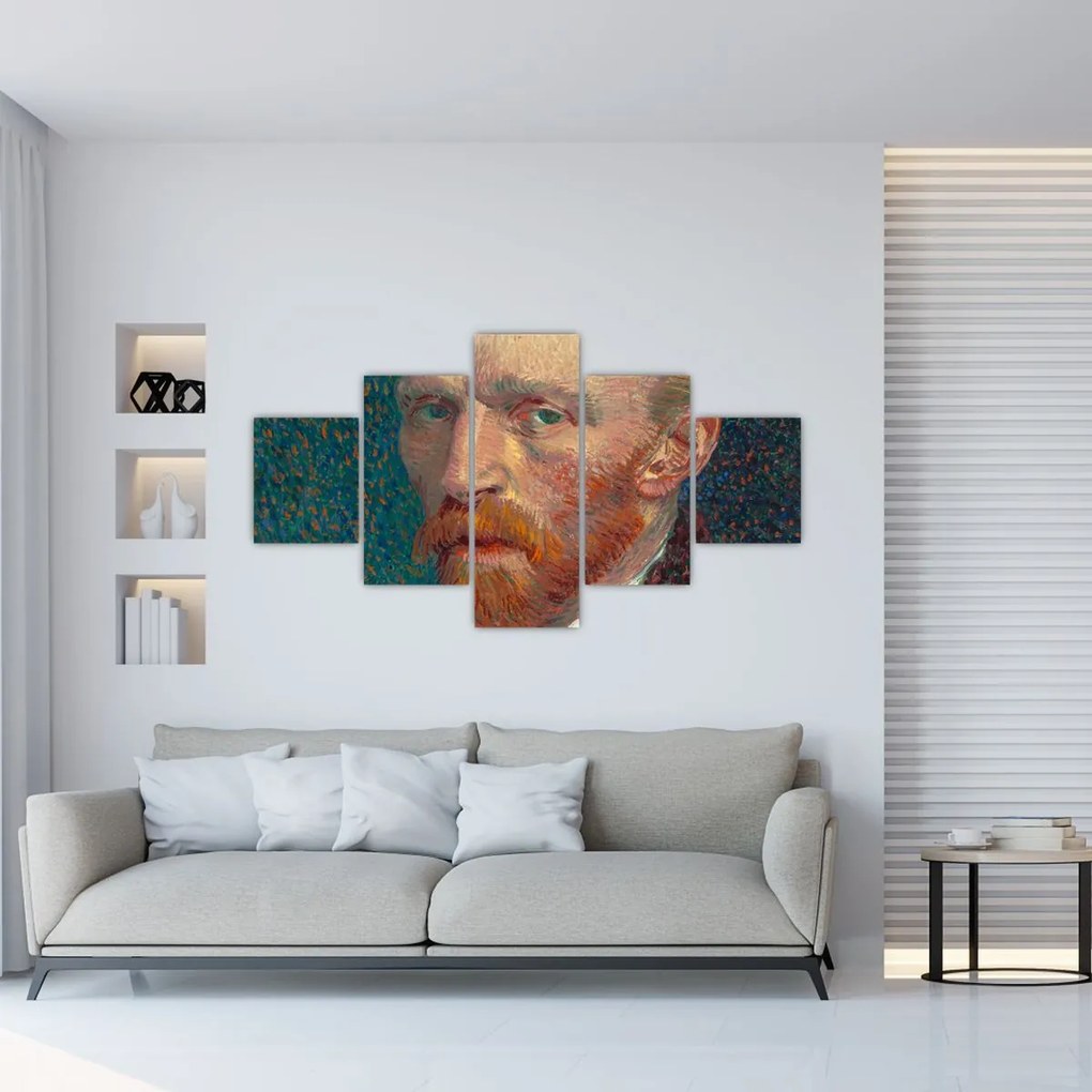 Obraz -  Vincent van Gogh, Self-Portrait, reprodukcje (125x70 cm)