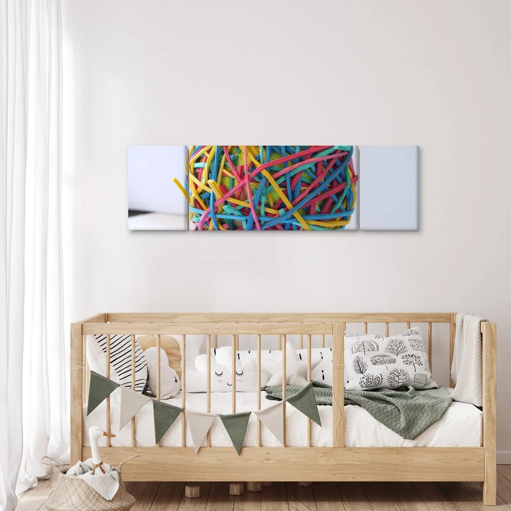 Obraz gumek (170x50 cm)