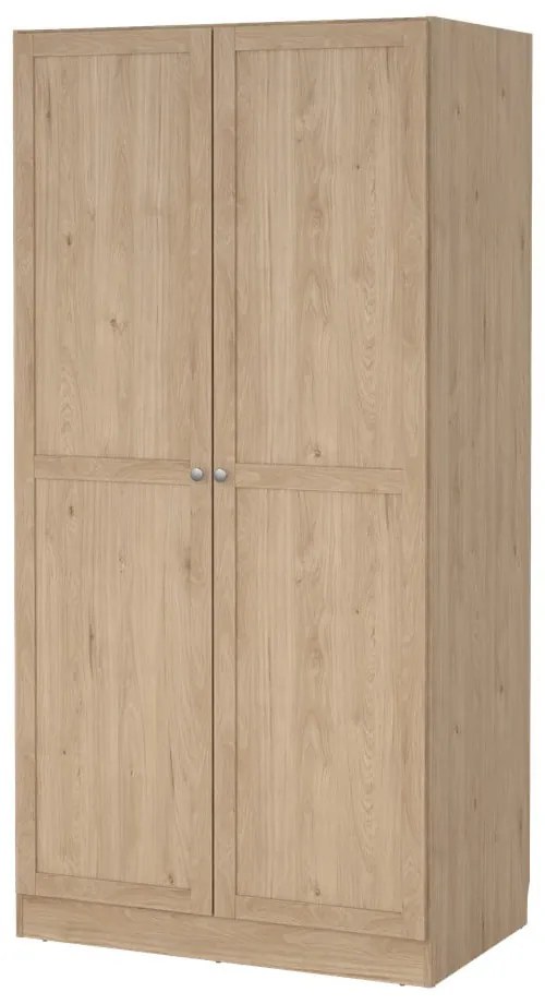 Szafa w dekorze dębu w naturalnym kolorze 99x200x62 cm Billund – Tvilum