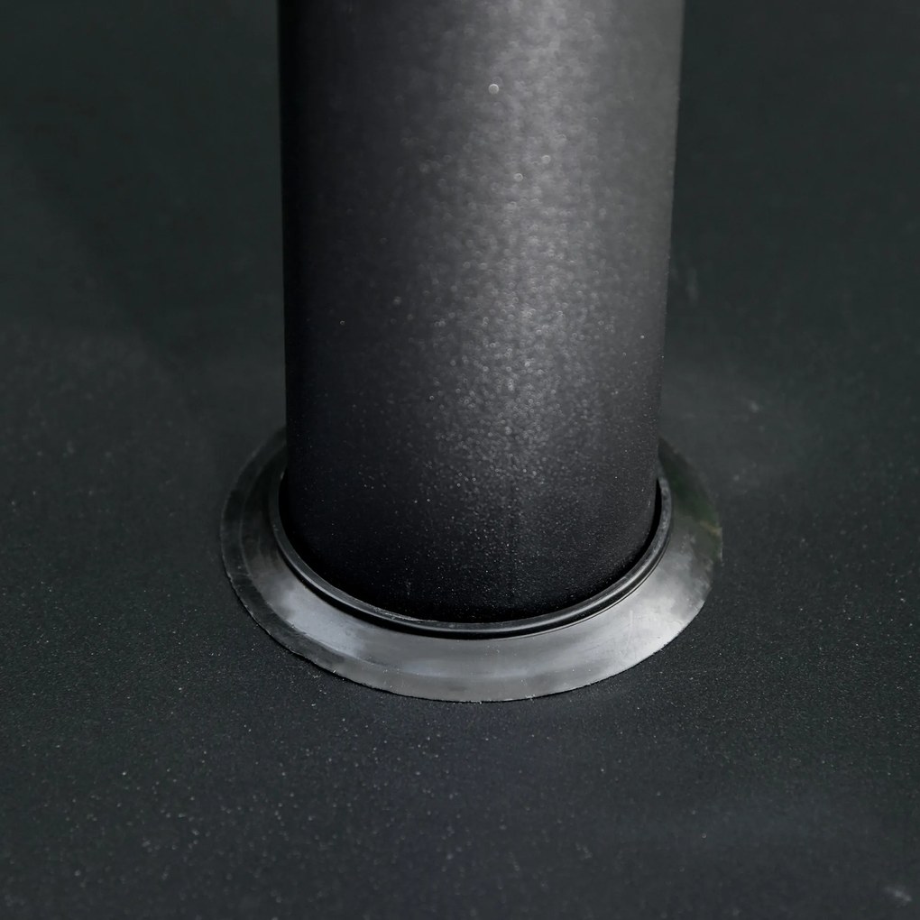 Outsunny stojak podstawa do parasola ogrodowego 11kg czarny uniwersalny i stabilny | Aosom PL