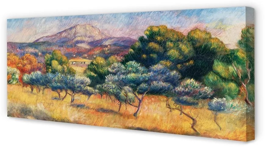 Duży obraz na płótnie Góra Świętej Wiktorii - Pierre Auguste Renoir