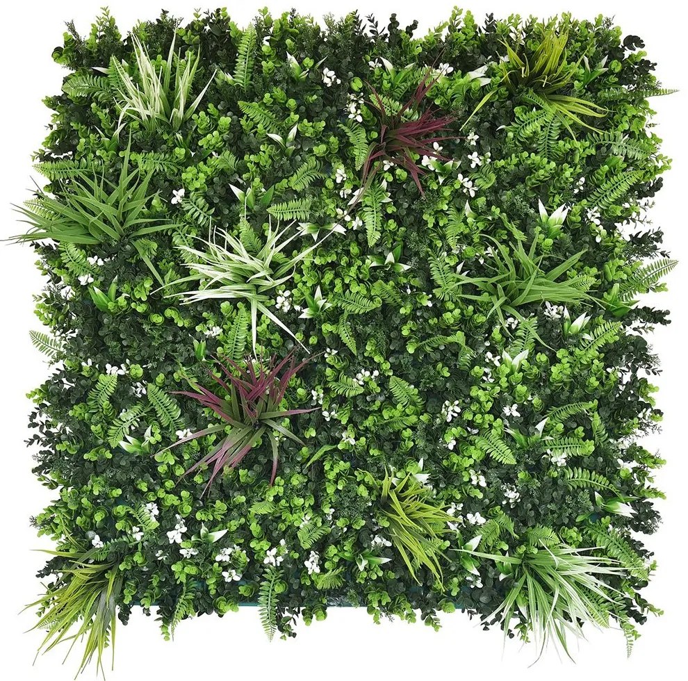 PANEL ZIELENI DZIKA FLORA 100X100 CM WERTYKALNY OGRÓD