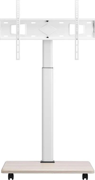 Stojak Telewizyjny na Kółkach SucceBuy, Ekrany 812,8-1778 mm, Wózek Mobilny, Obrót 25°, Regulowana Wysokość, 40 kg, VESA 60 x 40 cm, Salon/na Zewnątrz