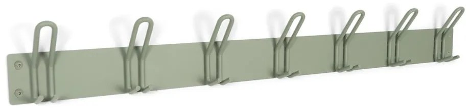 Szarozielony metalowy wieszak ścienny 100 cm Miles – Spinder Design